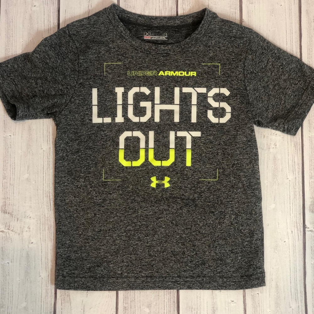 Lot of 7 Size 4T Under Armour Boys Shirts